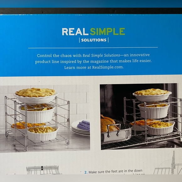 Real Simple 3-Tier Adjustable Oven Rack - Picture 3 of 4